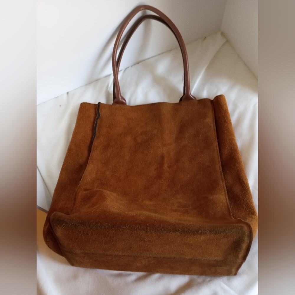 Leather Berman's tote bag